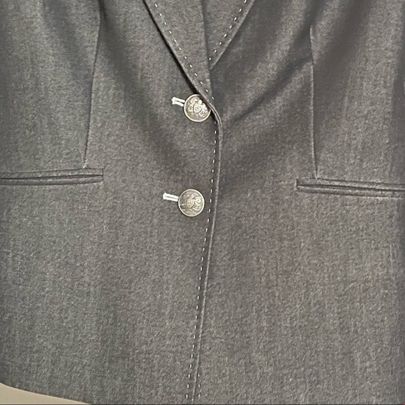 Kasper Jean-colored Suit Jacket - Picture 3 of 6